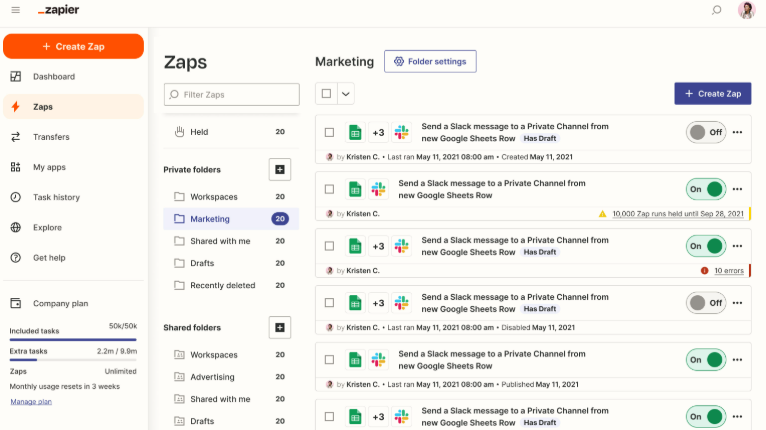 best ai tools for business