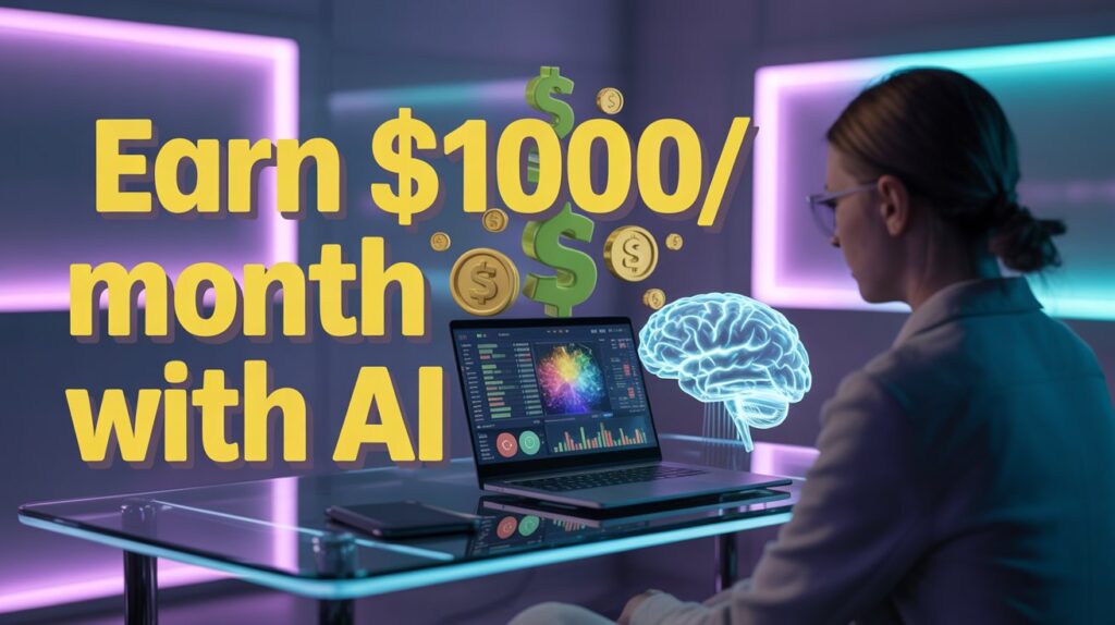 How to Earn $1000/Month Using Artificial Intelligence Tools 