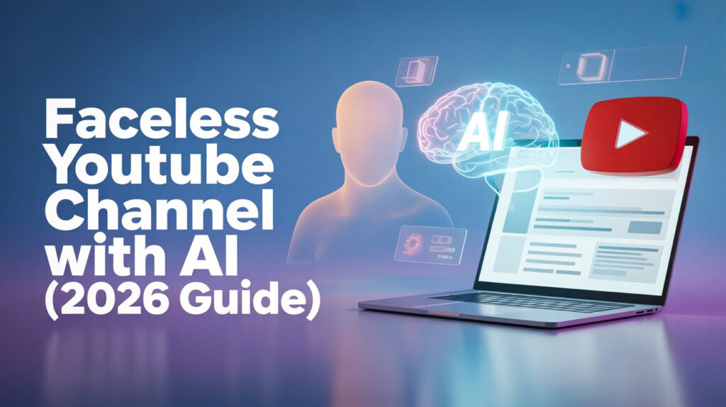 how to start a faceless YouTube channel with AI
