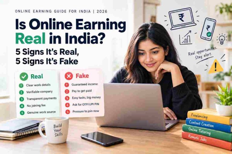 Is online earning real in India